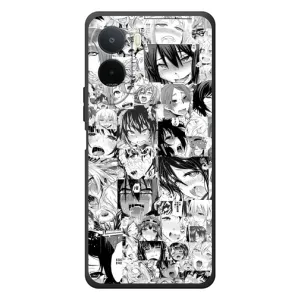 Анимешный чехол для Xiaomi POCO M7 (Ahegao manga)