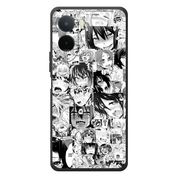 Чехол с принтом «Ahegao manga» для Xiaomi POCO M7