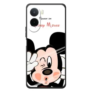 Эксклюзивный чехол для Xiaomi POCO M7 (AlphaPrint - Мультяшные) (Маус Микки)