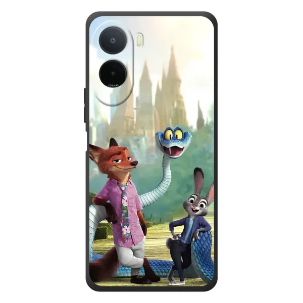 Чохол з принтом «Герої мультфільму Зоотрополіс» для Xiaomi POCO M7 Чохол з принтом «Герої мультфільму Зоотрополіс» для Xiaomi POCO M7