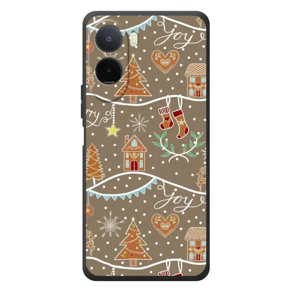 Чехол с принтом «Новогодние пряники» для Xiaomi POCO M7