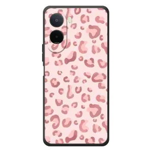 Чохол з розовим принтом для Xiaomi POCO M7 (Рожевий леопард)