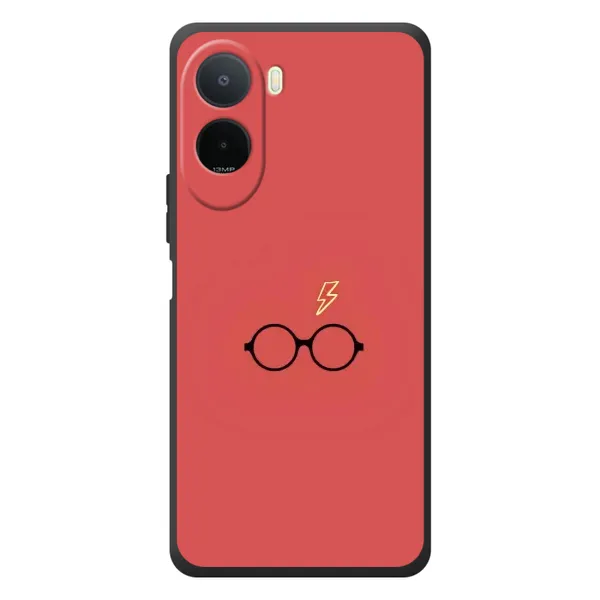 Чехол с принтом «шрам и очки» для Xiaomi POCO M7