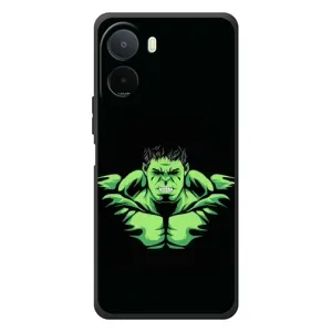 Чехлы с героями Марвел Xiaomi POCO M7 (VPrint) (Зелёный Халк)