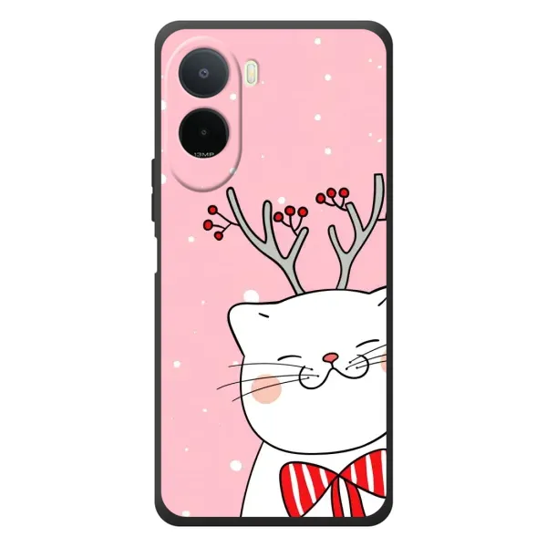 Чехол с принтом «Зимний кот» для Xiaomi POCO M7