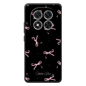 Чехол с бантиками на KSiaomi Pcco M8 Pro (Банты на черном)