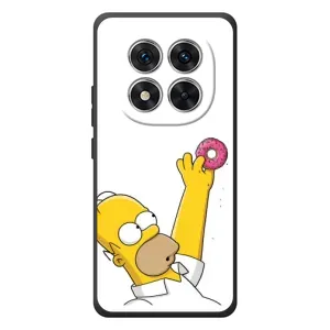 Чjхол з Сімпсонами для Xiaomi Poco M8 Pro (VPrint) (Гомер з пончиком)