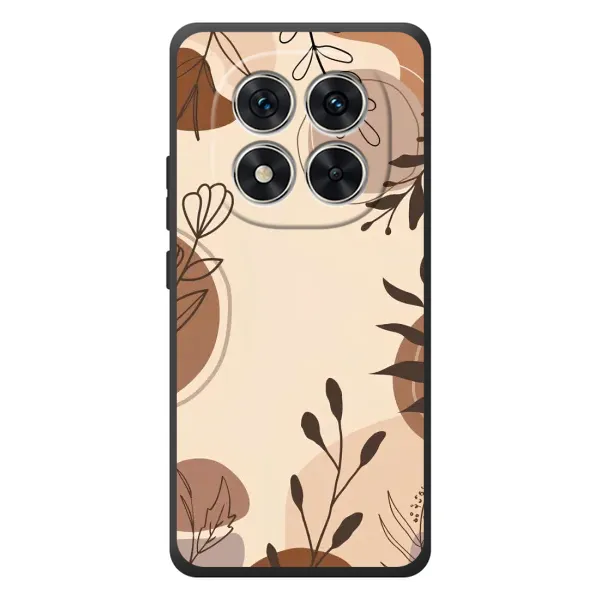 Чехол с принтом «Коричневые цветы» для Xiaomi Poco M8 Pro Чехол с принтом «Коричневые цветы» для Xiaomi Poco M8 Pro