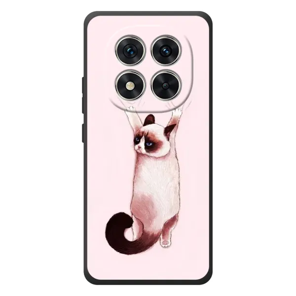 Чехол с принтом «Котик падает» для Xiaomi Poco M8 Pro