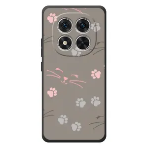 Чехол с рисунком кот на Xiaomi Poco M8 Pro (Лапы и усы)