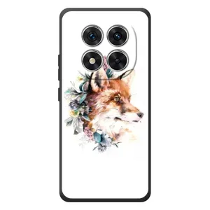 Чохли з картинкою Лисичка для Xiaomi Poco M8 Pro (VPrint) (Лиса в квітах)