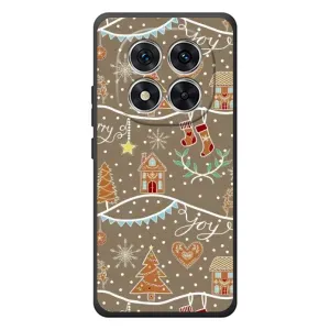 Новорічні, Святкові Чохли для Xiaomi Poco M8 Pro - 2024 год (Новорічні пряники)