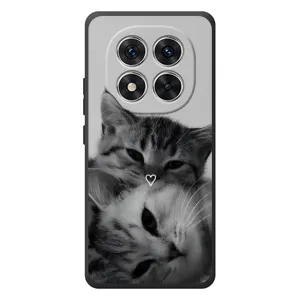 Чехол с рисунком кот на Xiaomi Poco M8 Pro (Пара котов)
