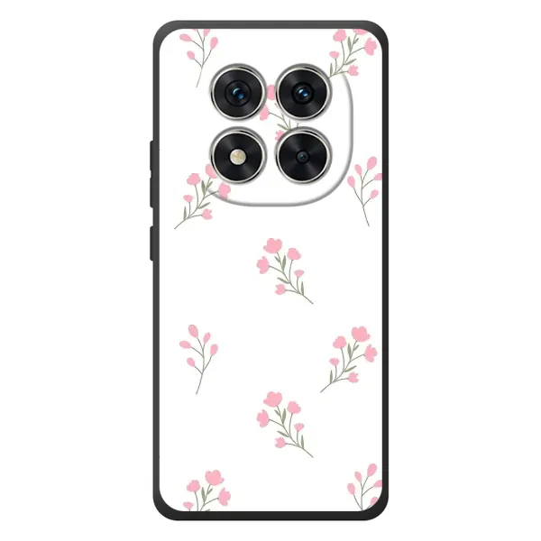 Чохол з принтом «Рожеві квіти» для Xiaomi Poco M8 Pro