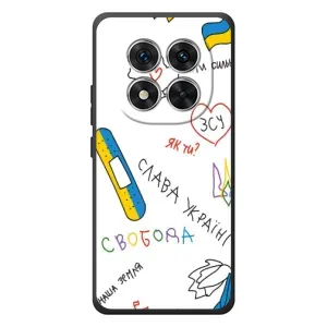 Чохли (Доброго вечора, ми за України) для Ш Axiomі Поко М8 Про (AlphaPrint) (Стикер)