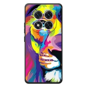 Чехол со Львом для Xiaomi Poco M8 Pro (VPrint) (Яркий Лев)