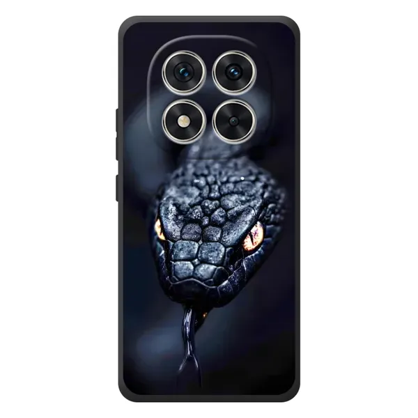 Чохол з принтом «Чорна змія» для Xiaomi Poco M8 Pro