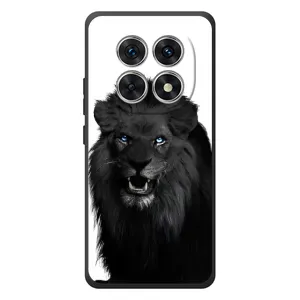 Чохли з картинкою животних Xiaomi Poco M8 (Чорний ЛЕВ)