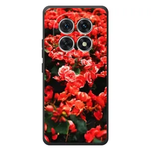Чохли з квітами для Xiaomi Poco M8 (VPrint) (Квіти червоні)