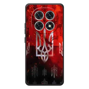 Украинские Чехлы для Xiaomi Poco M8 с картинкой УПА (AlphaPrint) (ГЕРБ УПА)