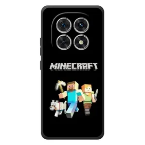Чехол Майнкрафт на Xiaomi Poco M8 (AlphaPrint) Minecraft (герои Minecraft)