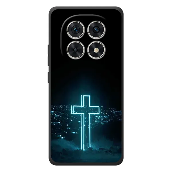 Чехол с принтом «Крест и город» для Xiaomi Poco M8 Чехол с принтом «Крест и город» для Xiaomi Poco M8