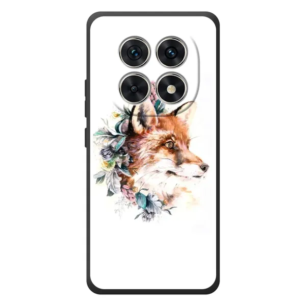 Чехол с принтом «Лисичка в цветочках» для Xiaomi Poco M8 Чехол с принтом «Лисичка в цветочках» для Xiaomi Poco M8