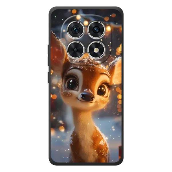 Чохол з принтом «Оленятко серед гірлянд» для Xiaomi Poco M8
