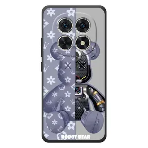 Крутые Чехлы Луи Виттон для Xiaomi Poco M8 (AlphaPrint) (Робот Мишка)