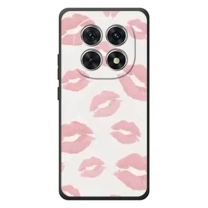 Чехол с розовым рисунком для Xiaomi Poco M8 (Розовые губы)