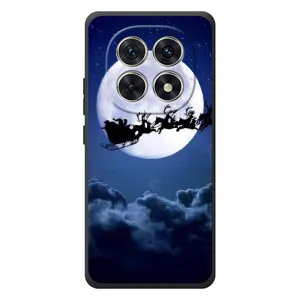 Новорічні Чохли для Xiaomi Поко M8 (VPrint) (Санта - місяць)