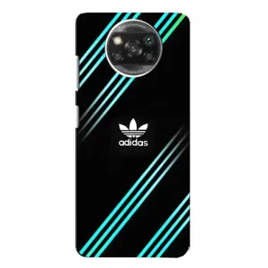 Чохли Адидас для Xiaomi POCO X3 Pro (AlphaPrint) (Адідас з полосами)