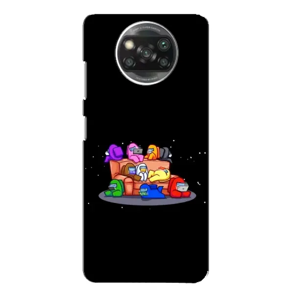 Чехол с принтом «Амонг-ас» для Xiaomi POCO X3 Pro