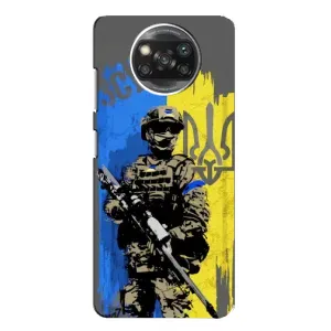 Чехлы с картинкой ЗСУ для Xiaomi POCO X3 Pro (AlphaPrint) (АРТ солдат)