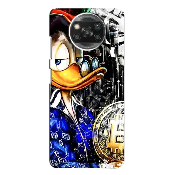 Чехол с принтом «Биткойн Скрудж» для Xiaomi POCO X3 Pro