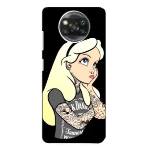 Чохол з друком для Xiaomi POCO X3 Pro - (Мода) (AlphaPrint) (Дівчина в тату)