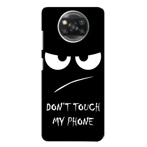 Чехол с принтом «Dont Touch» для Xiaomi POCO X3 Pro