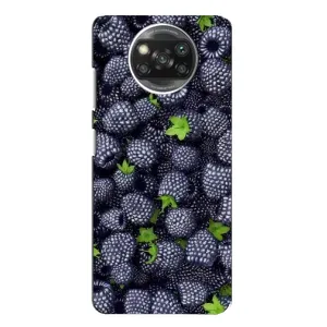 Чохли з фруктами для Xiaomi POCO X3 Pro (VPrint) (Ожина)
