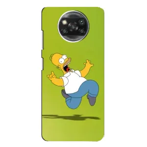 Чехол с Симпсонами для Xiaomi POCO X3 Pro (VPrint) (Гомер Симпсон)