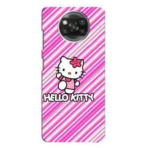 Чохол з принтом «Hello Kytty» для Xiaomi POCO X3 Pro