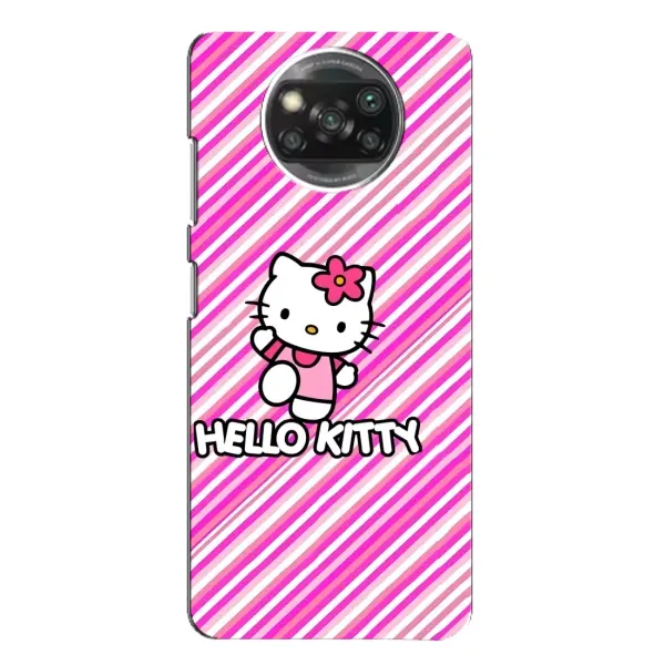Чохол з принтом «Hello Kytty» для Xiaomi POCO X3 Pro