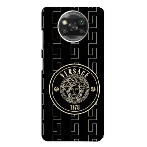 Чехлы VERSACE для Поко X3 Про (PREMIUMPrint) (Лого Версаче)