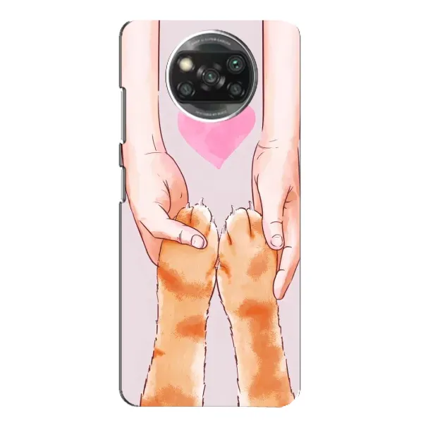 Чехол с принтом «Любовь к котикам» для Xiaomi POCO X3 Pro