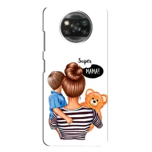 Чохол з друком для Xiaomi POCO X3 Pro - (Мама з дитинкою) (AlphaPrint) (Мама з синочком)