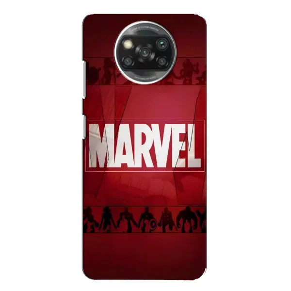 Чохол з принтом «MARVEL» для Xiaomi POCO X3 Pro