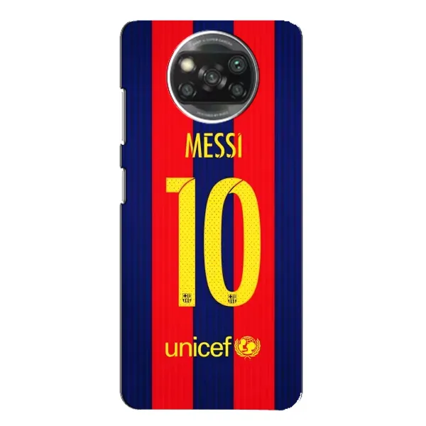 Чехол с принтом «Messi Barca 10» для Xiaomi POCO X3 Pro