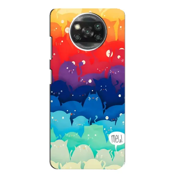 Чехол с принтом «Mew» для Xiaomi POCO X3 Pro