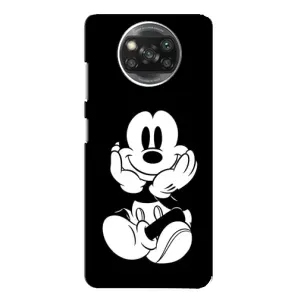 Міккі Маус чохол для Xiaomi POCO X3 Pro (AlphaPrint - Мультяшні) (Маус на чорному)