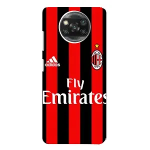 Чехлы для Xiaomi POCO X3 Pro (VPrint) - Футбольные клубы (Milan)