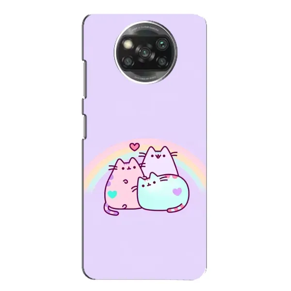 Чехол с принтом «Радужные котики» для Xiaomi POCO X3 Pro